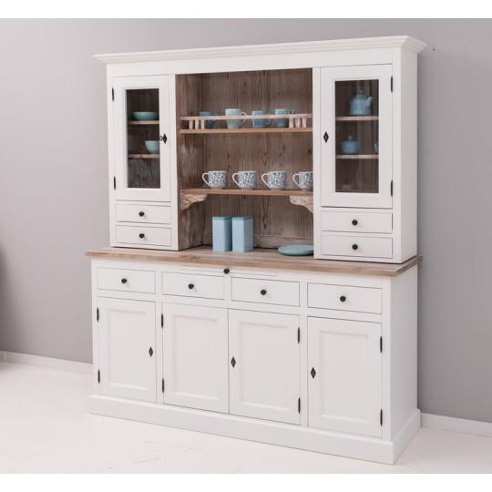 mediteransky klasicky biely pridelna skrinka tyrkysovy vintage vitrinovy vidiecky dom pri morskom pobrezi country nabytok lameridiana vyroba nabytku.jpg